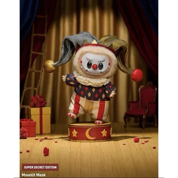 POPMART Why So Serious Labubu Moonlit Mask Rare Super Secret 100